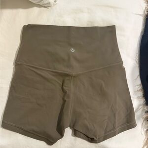 lululemon athletica Women's Brown High-Waisted Shorts